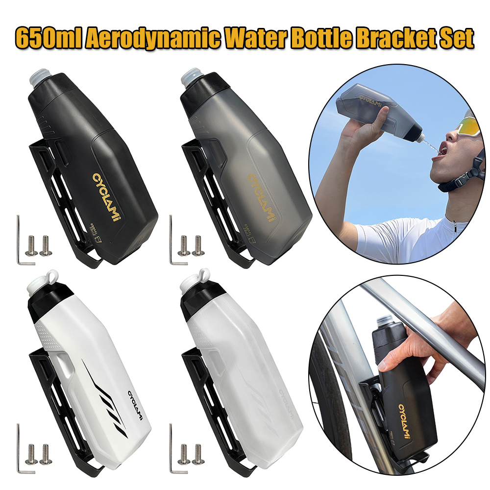 Mountain Biking Water Bottle - 650 ml drinkfles fietsframe met fietsframe
