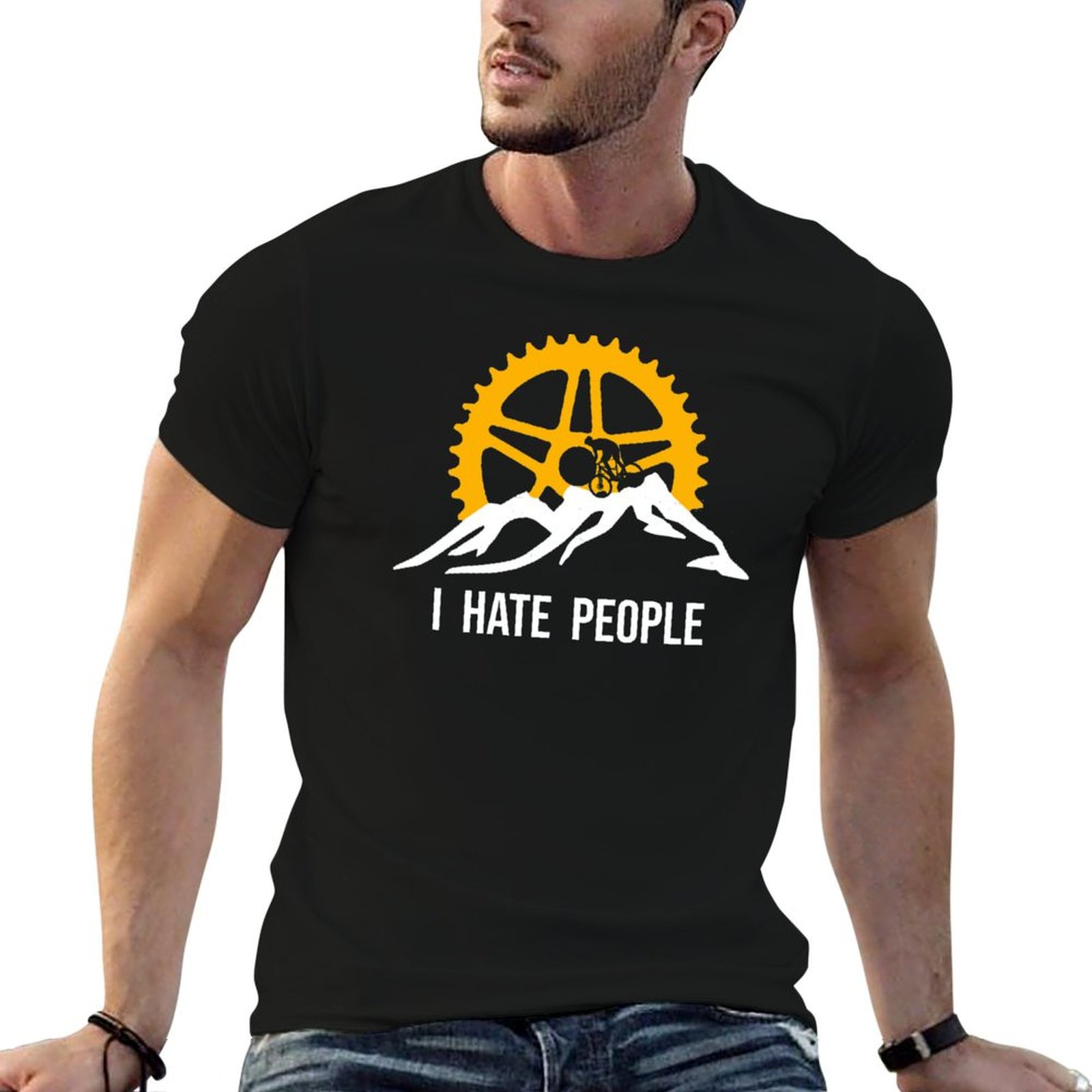 Mountain Biking Essentials - Mountainbiken Ik haat mensen T-shirt t-shirts
