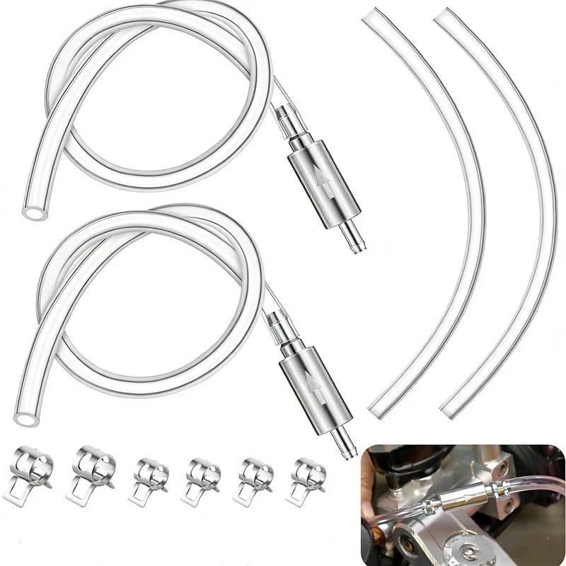 Hydraulic Brake Bleed - Handmatige vloeistofafzuigpomp, motorfietsremontluchtingsset, eenrichtingsklep hydraulische remkoppeling
