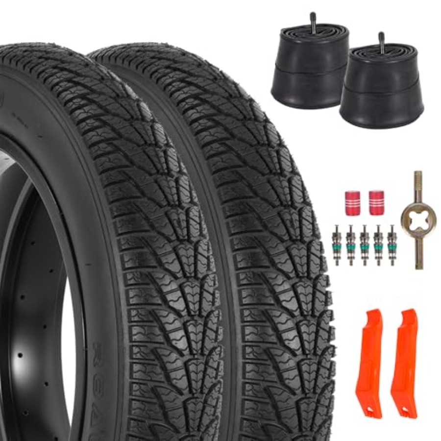 Mountain Biking Youtube - 2-pack 26x4.0 Fatbikebanden, 26 inch mountainbikebanden
