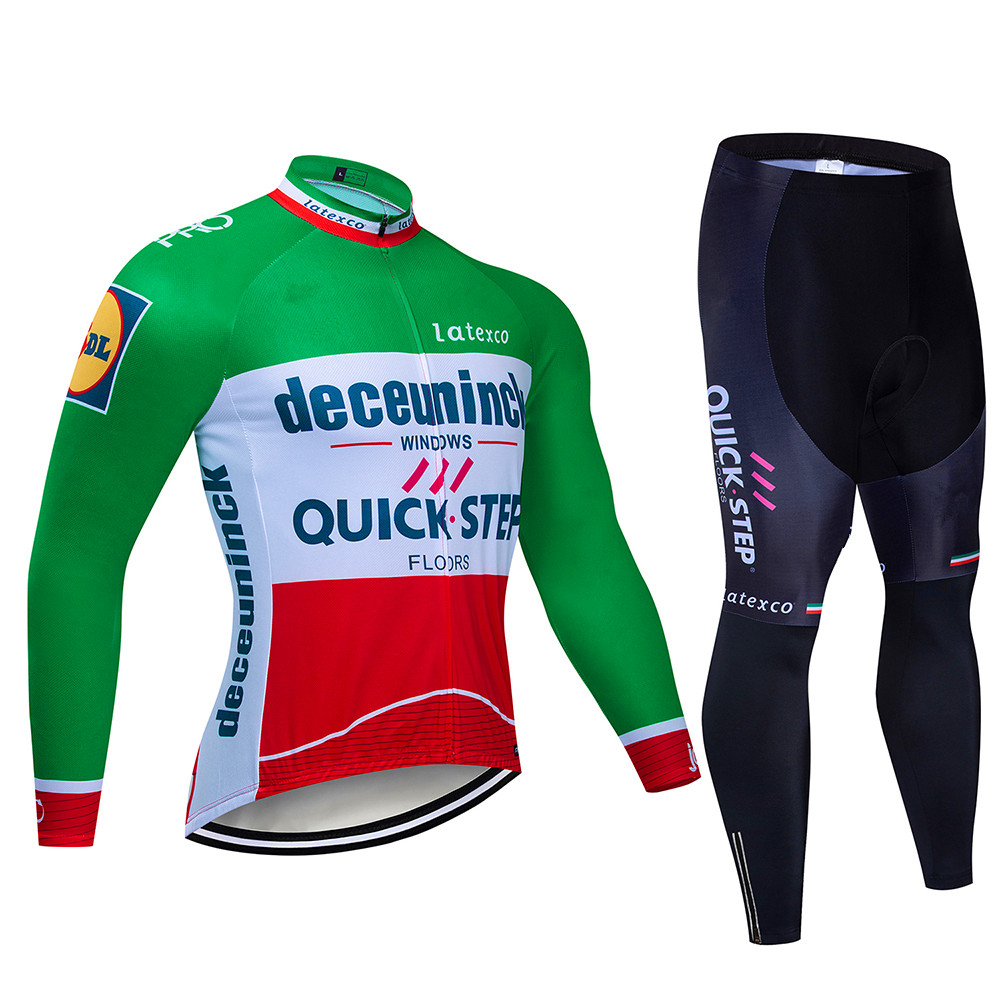 Quick Step Cycling Jersey Set  - Mountain Biking Uniform recensie en prijs