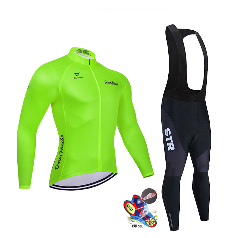 Herfst Zwart Wielertrui Set La - Mountain Biking Uniform recensie en prijs